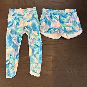 Target Blue and Pink Kids Leggings and Shorts